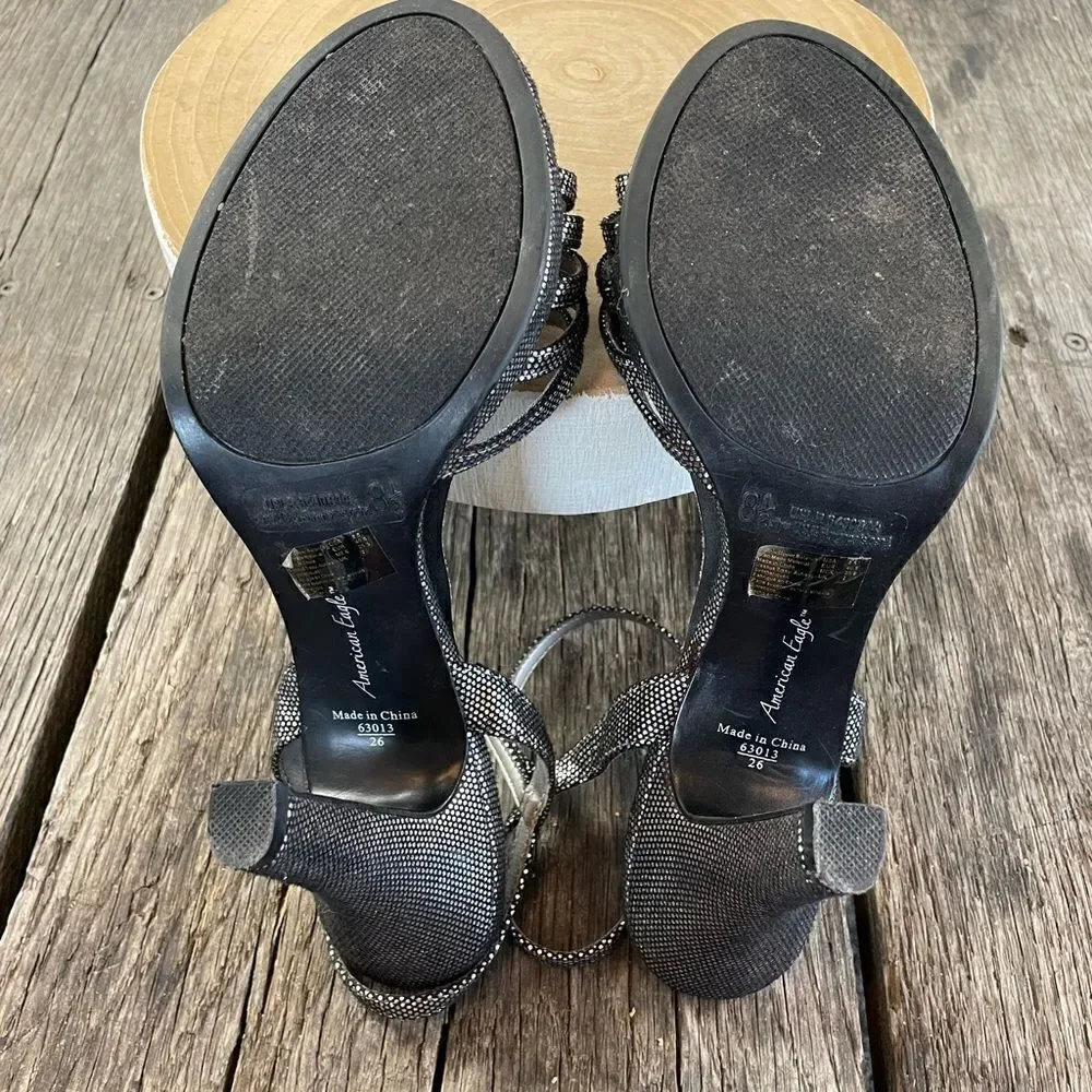 American Eagle Strappy Heels Size 8.5 EUC